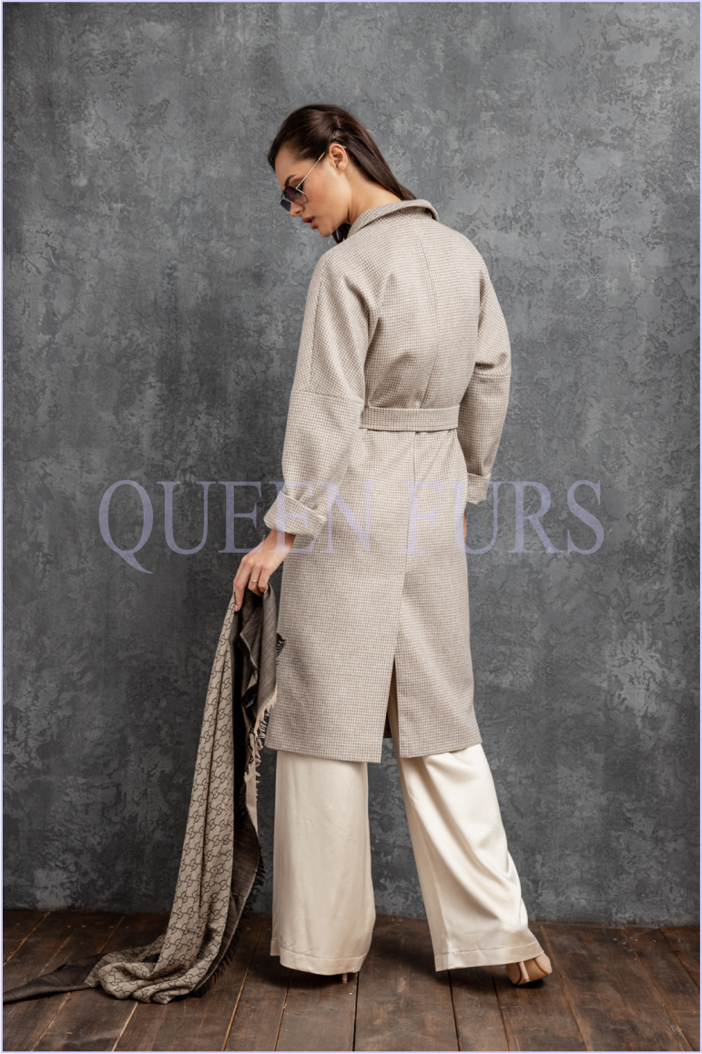 Итальянское пальто из кашемира, 110 см, модель П-18, размер 42, цена, фото