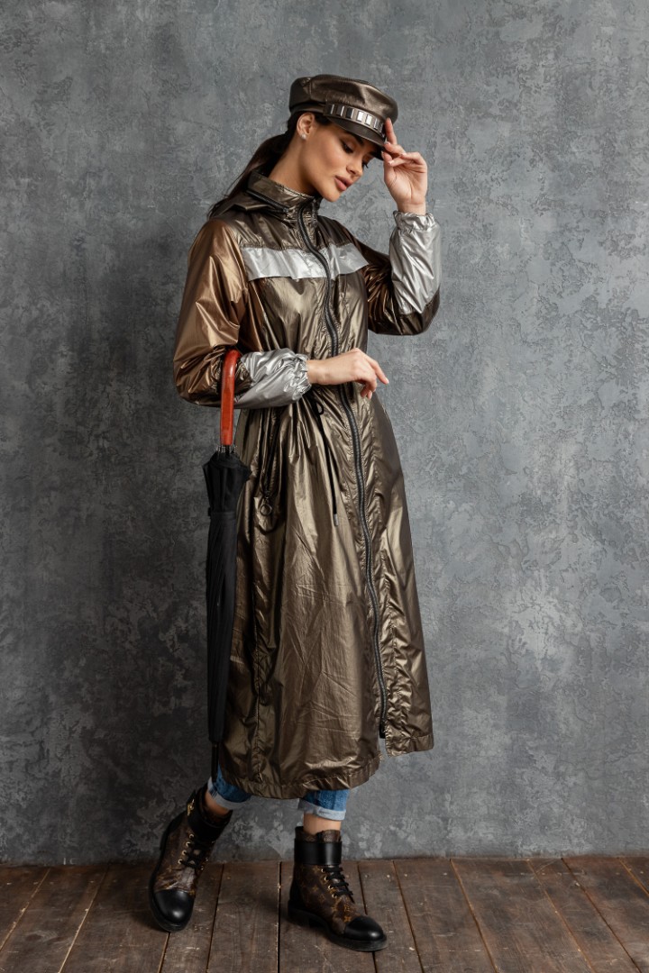 Женский дождевик с капюшоном, модель ММ-25 42 размера, цена, фото