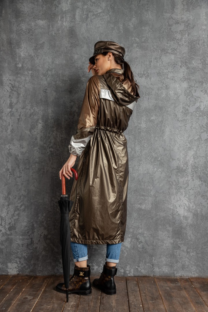 Женский дождевик с капюшоном, модель ММ-25 42 размера, цена, фото