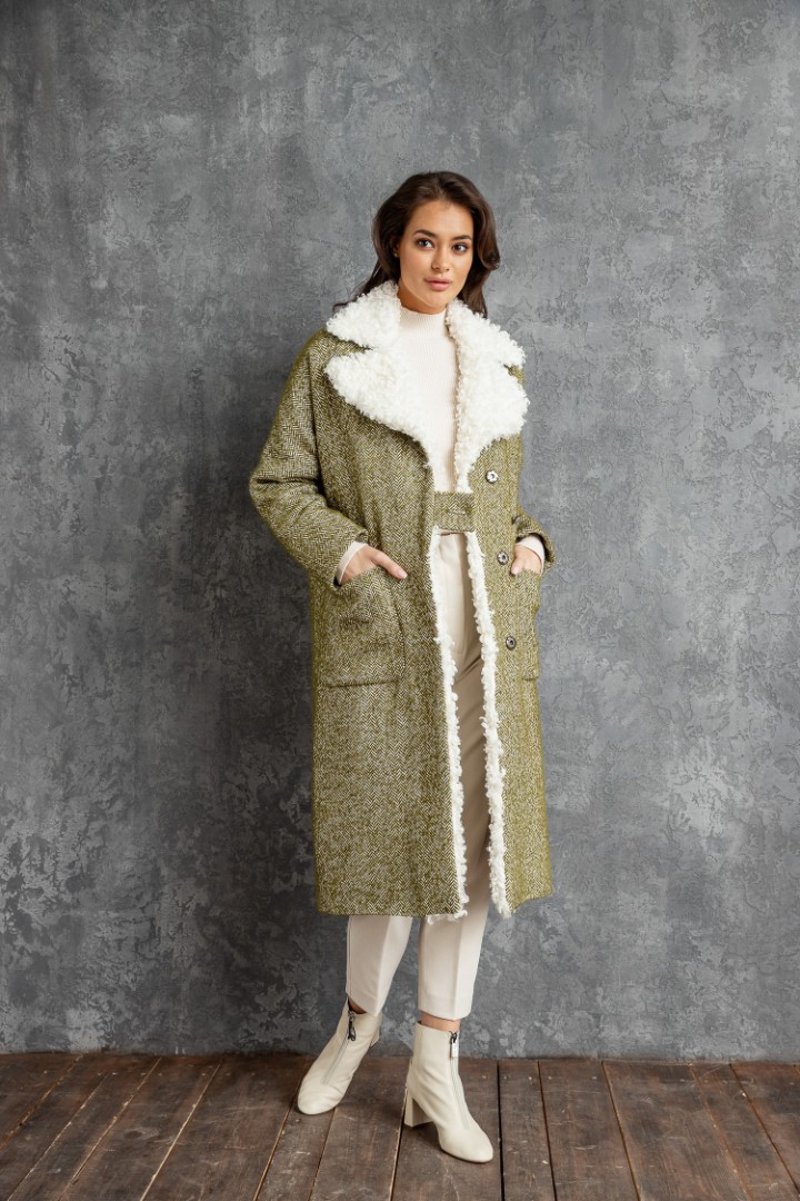 Пальто с отстегивающейся подкладкой, модель ММ-9, размер 42