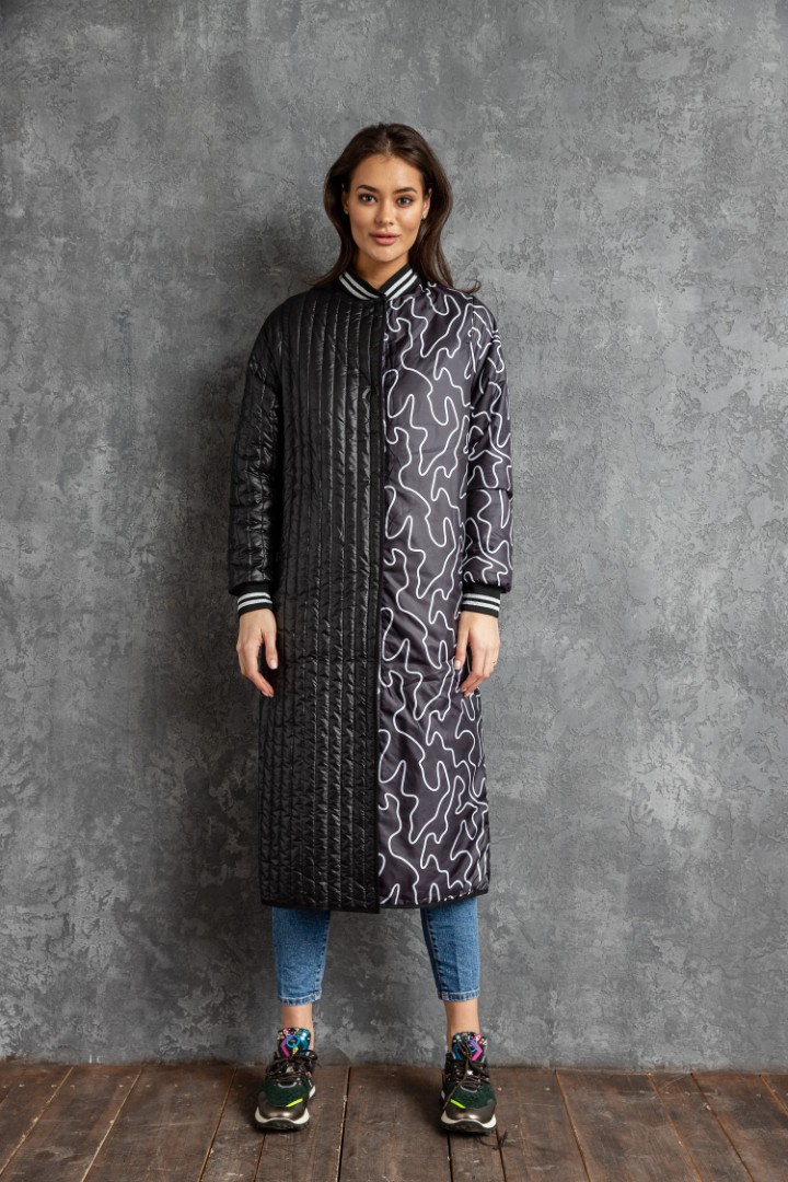 Комбинированное пальто, модель ММ-22, размер 44, цена, фото