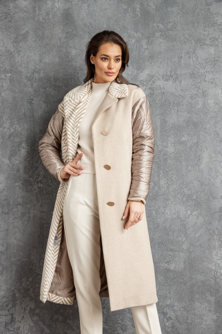 Комбинированное пальто, модель ММ-18, размер 46