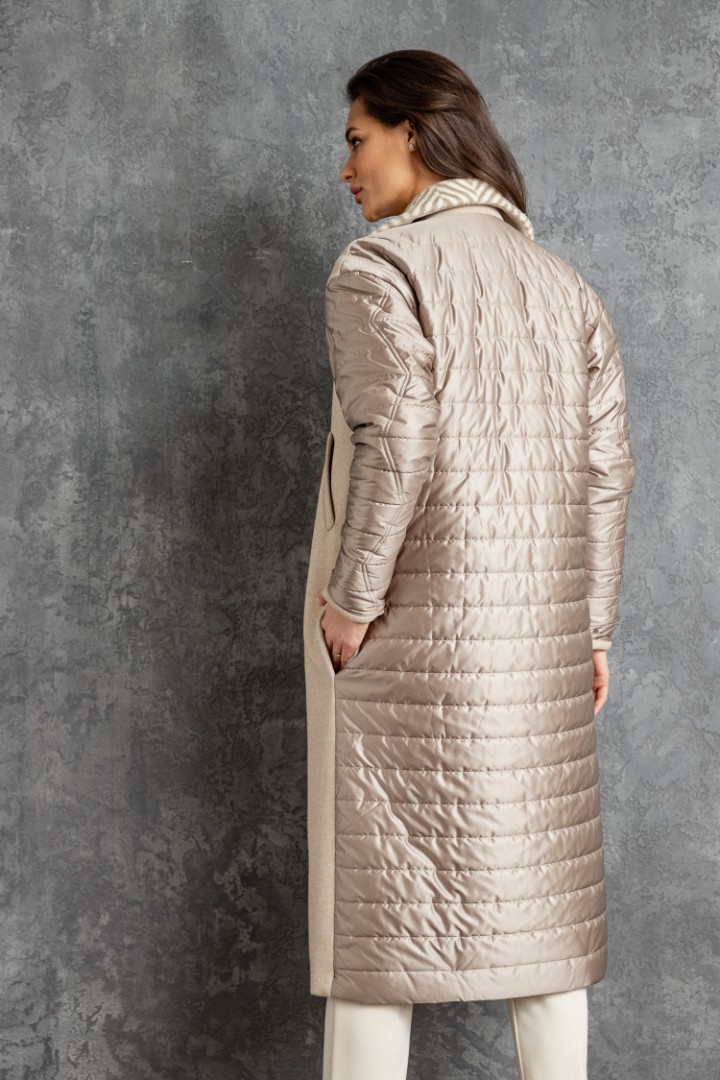 Комбинированное пальто, модель ММ-18, размер 50, цена, фото